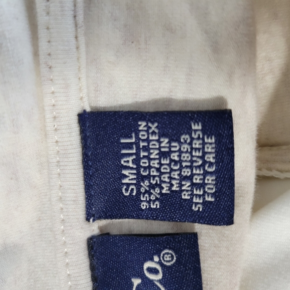 Womans Denim & Co Oat Meal/Off White hooded pullover knit top Size Small - Picture 6 of 7